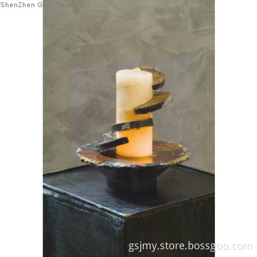 SidestepTabletop Slate Fountain Indoor Outdoor Fountain
